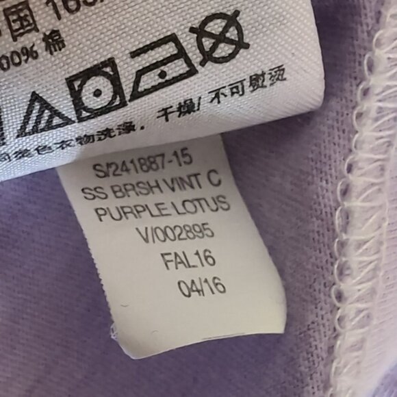 3/$20 GAP Vintage Wash Tee Crew Neck Tshirt Short Sleeve Lilac Purple Cotton - Picture 11 of 11
